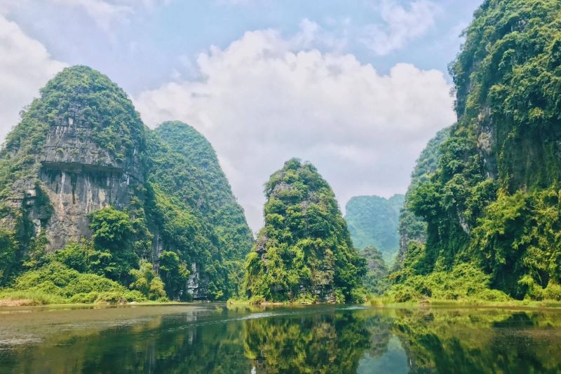 the scenes of Ninh Binh in king kong vietnam